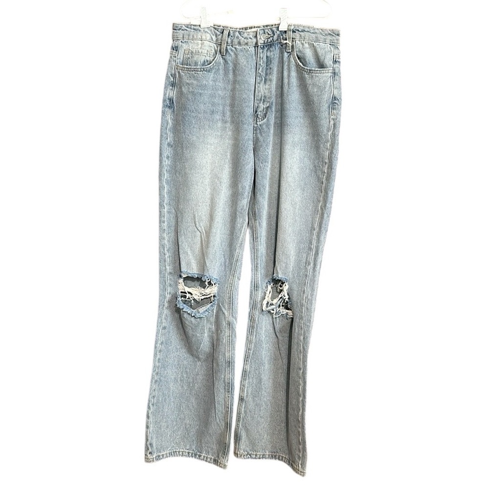 KLIQUE B. 90’s Vintage Flare Distressed Style Women’s Jeans